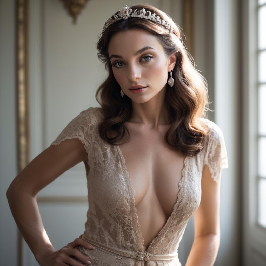A stunning image of french glamour in natural lighting.