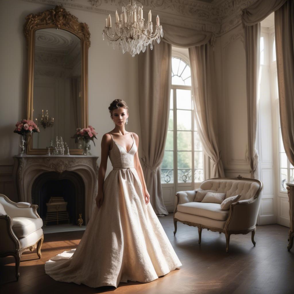 A stunning image of french glamour in natural lighting.