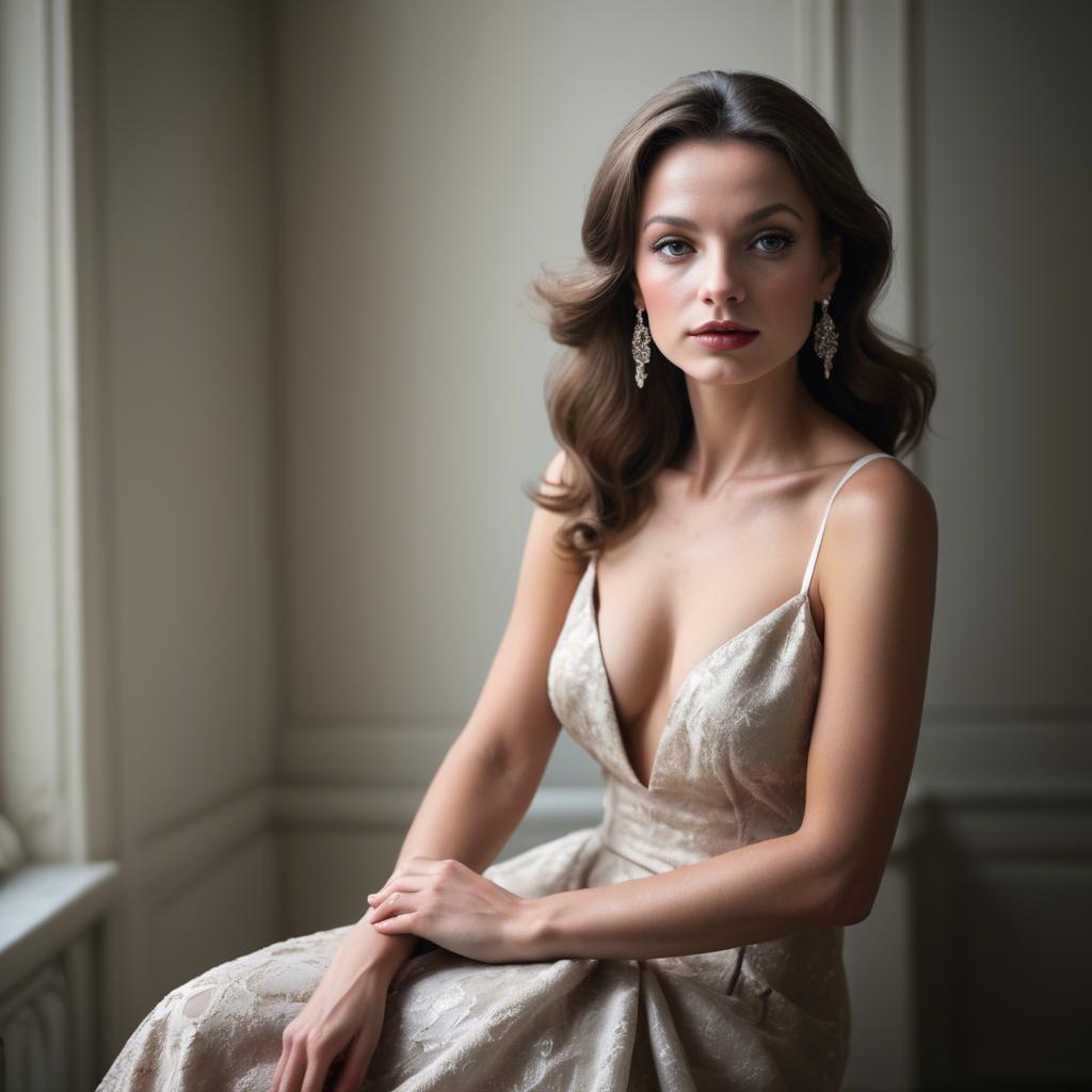 A stunning image of french glamour in natural lighting.