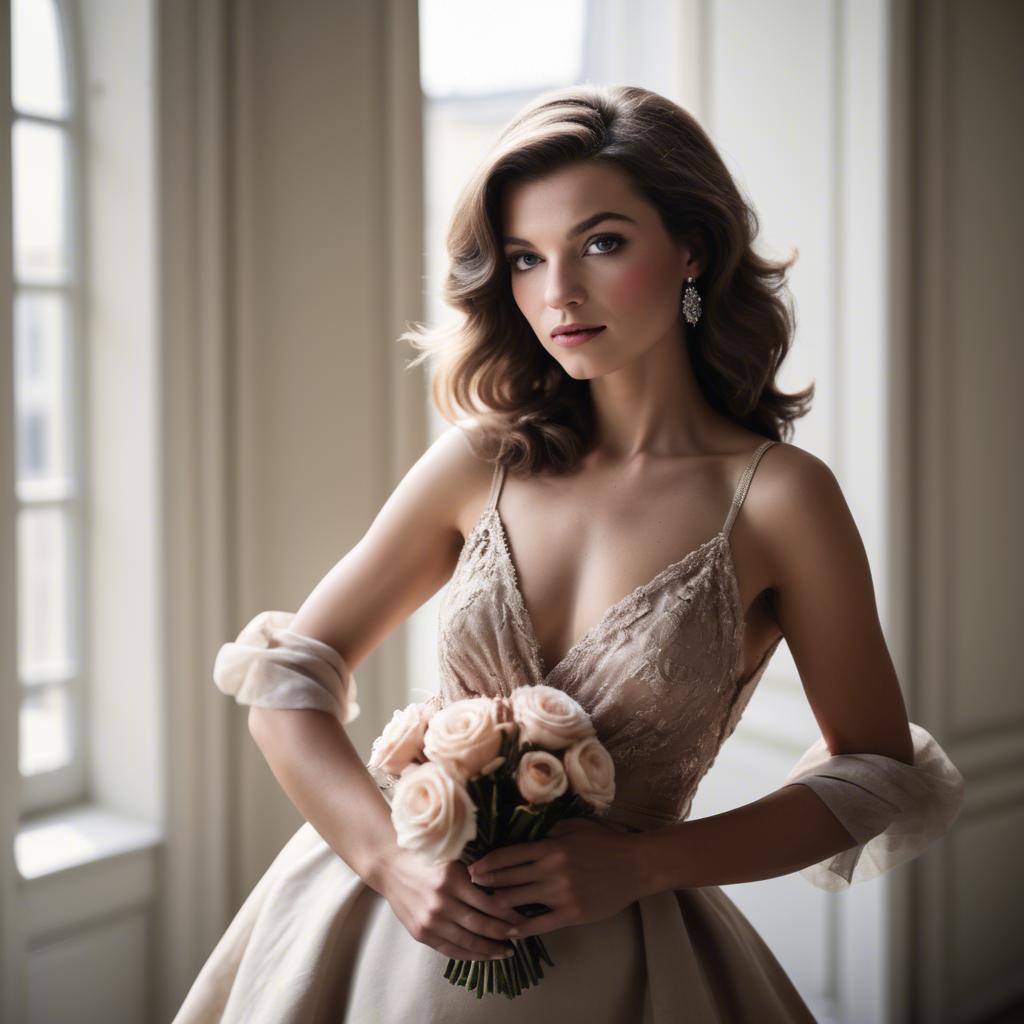 A stunning image of french glamour in natural lighting.
