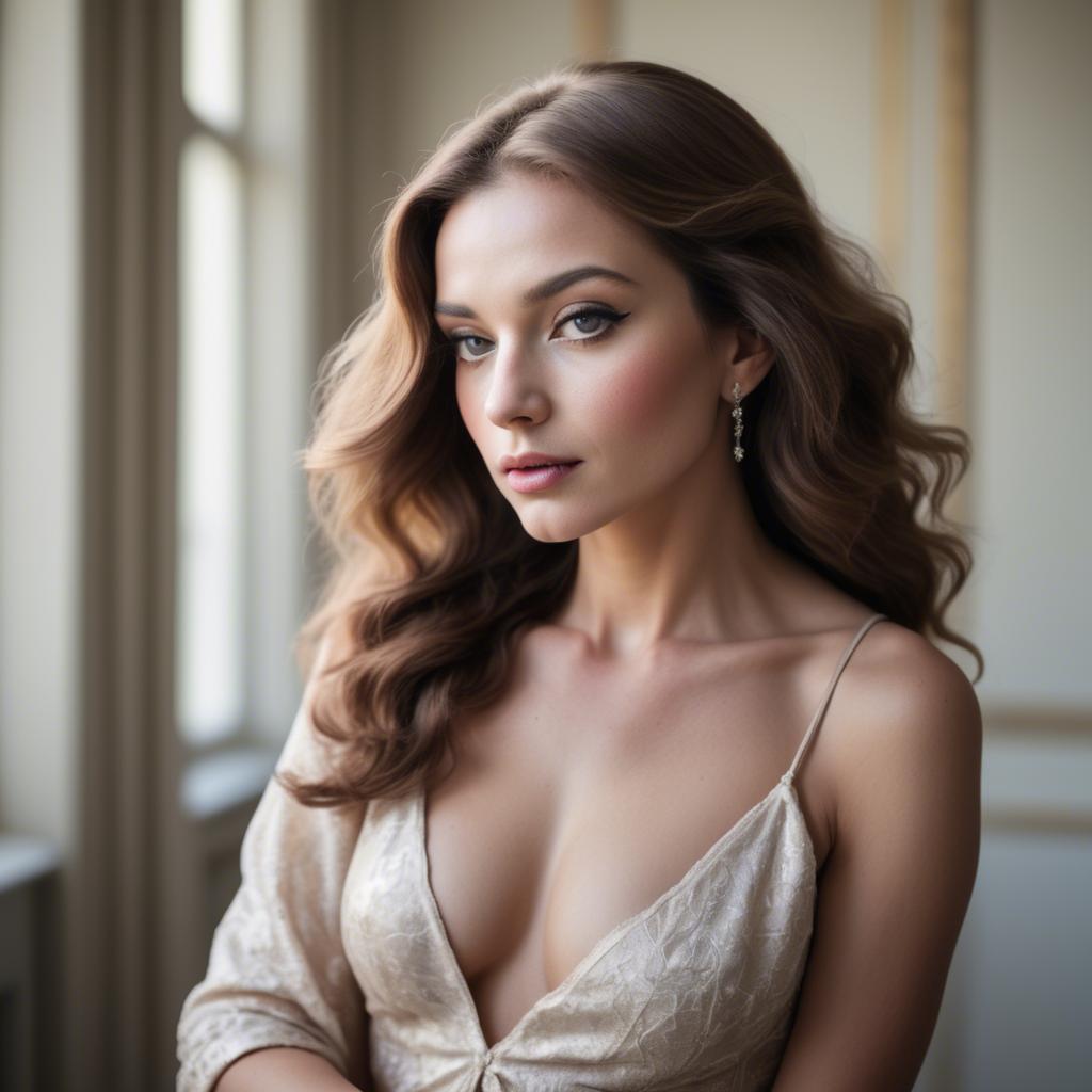 A stunning image of french glamour in natural lighting.