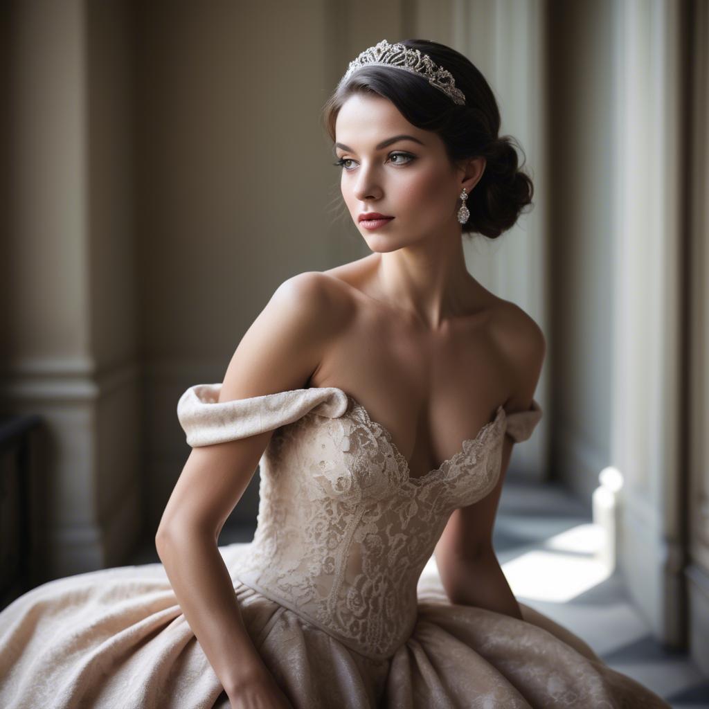 A stunning image of french glamour in natural lighting.