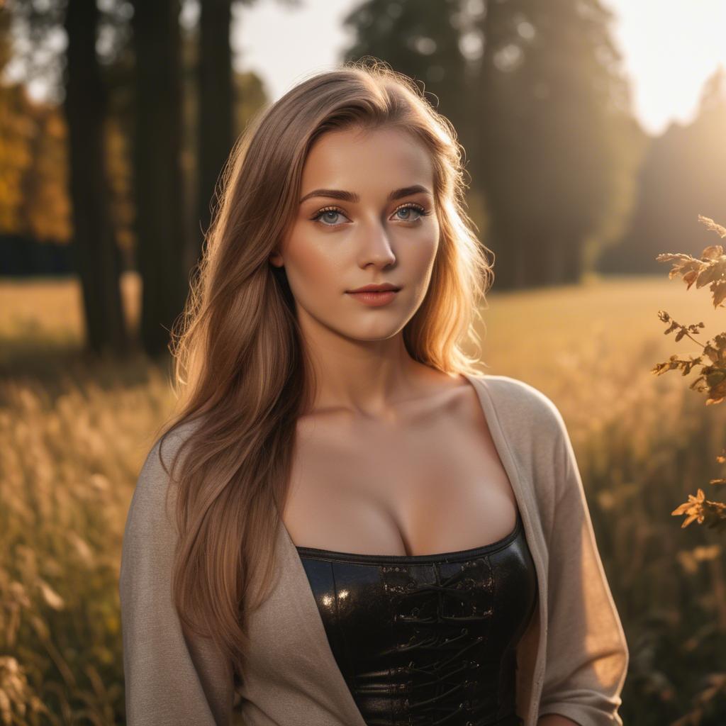 A stunning image of german beauty in golden hour.