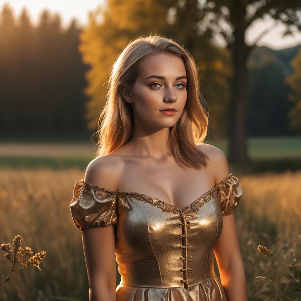 A stunning image of german beauty in golden hour.