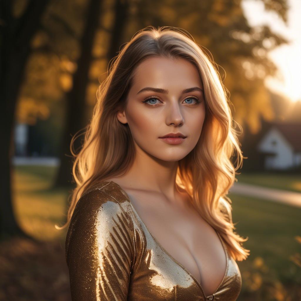 A stunning image of german beauty in golden hour.