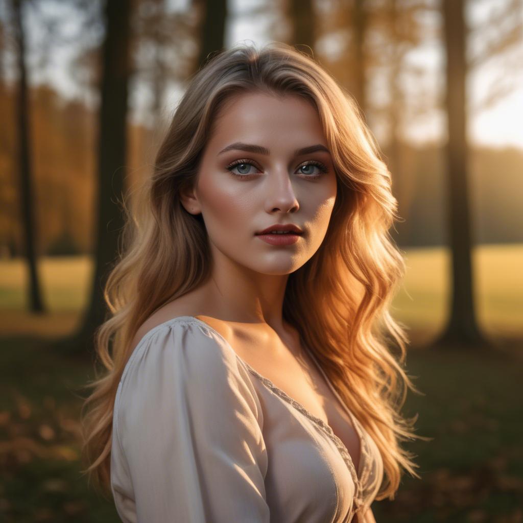 A stunning image of german beauty in golden hour.