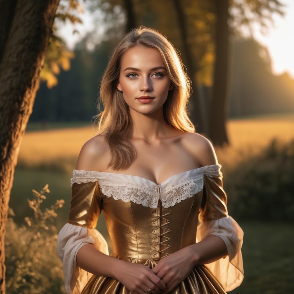 A stunning image of german beauty in golden hour.