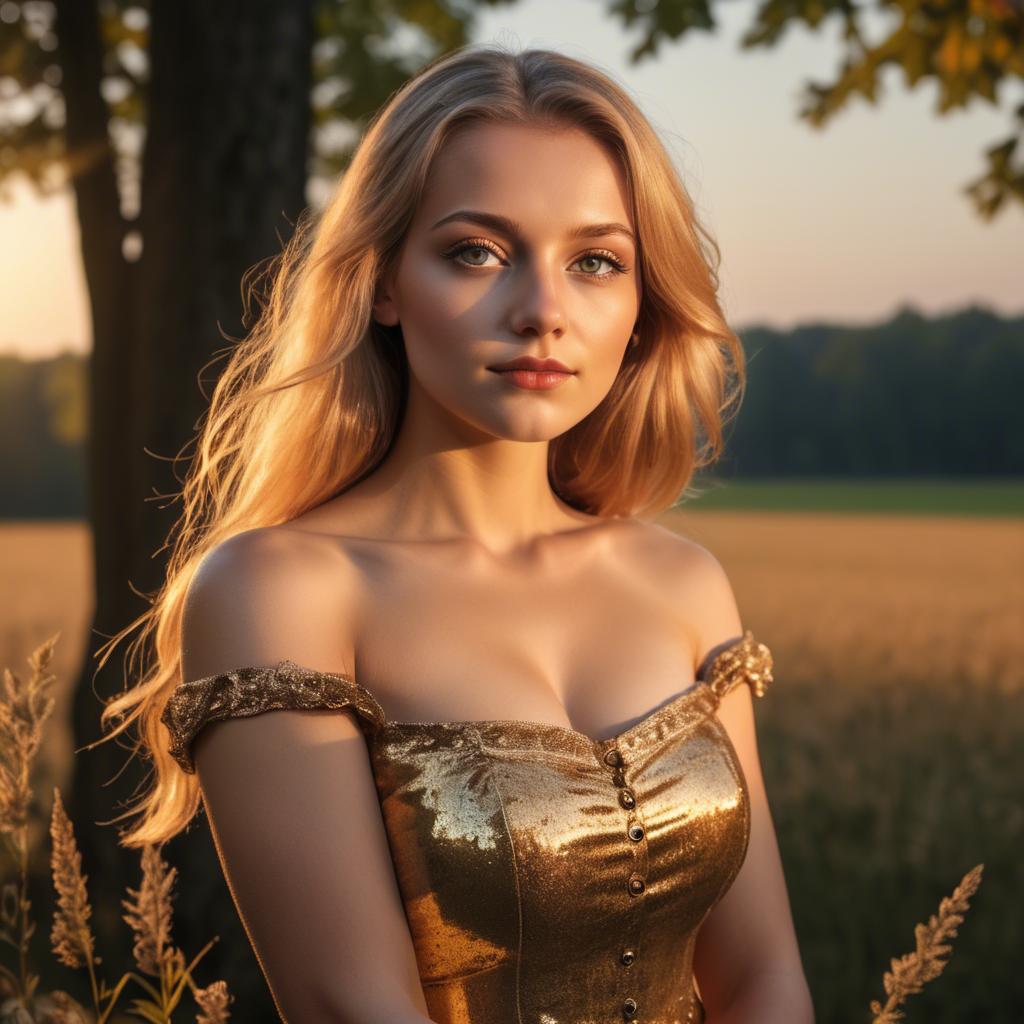A stunning image of german beauty in golden hour.