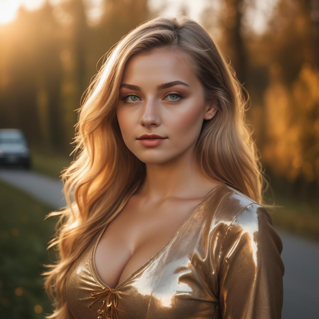 A stunning image of german beauty in golden hour.