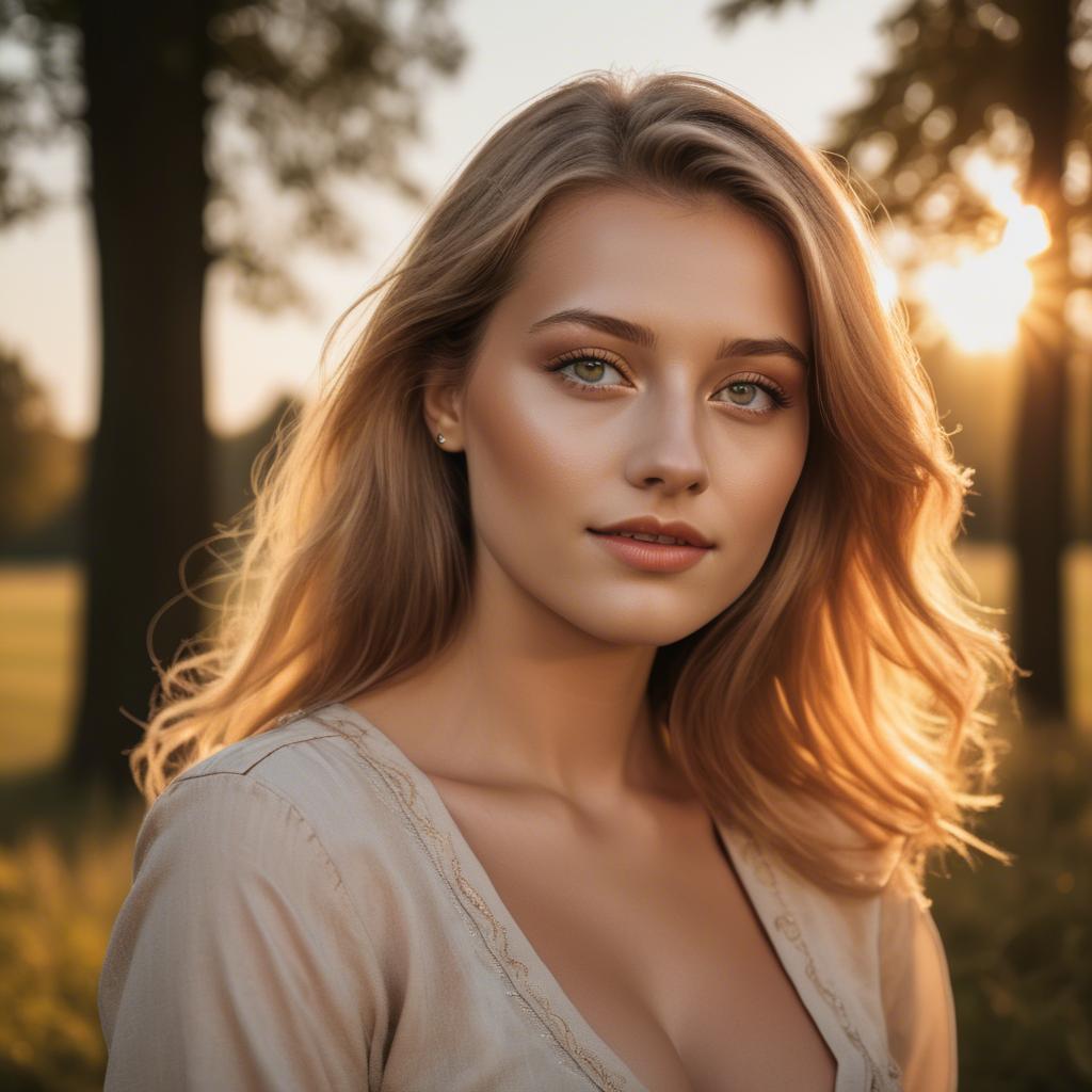 A stunning image of german beauty in golden hour.