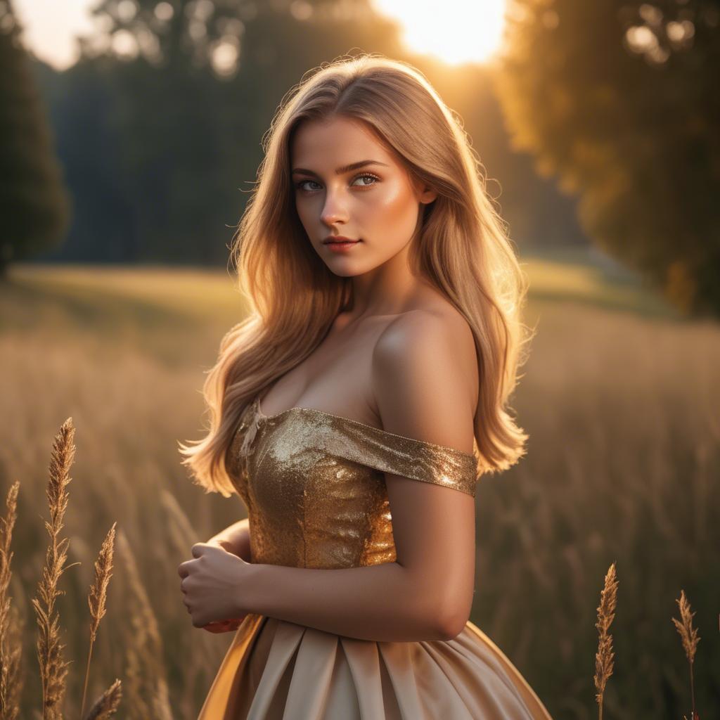 A stunning image of german beauty in golden hour.