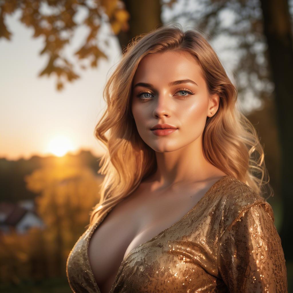 A stunning image of german beauty in golden hour.