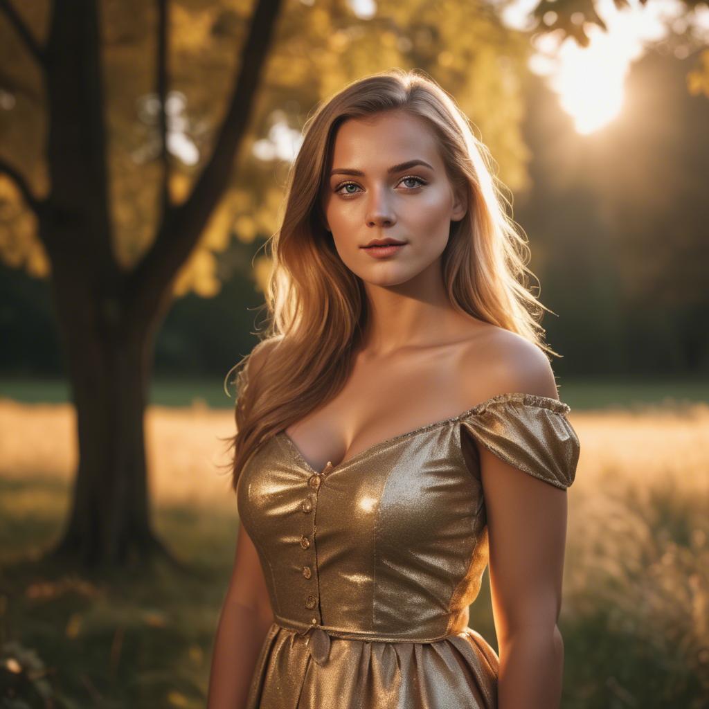 A stunning image of german beauty in golden hour.
