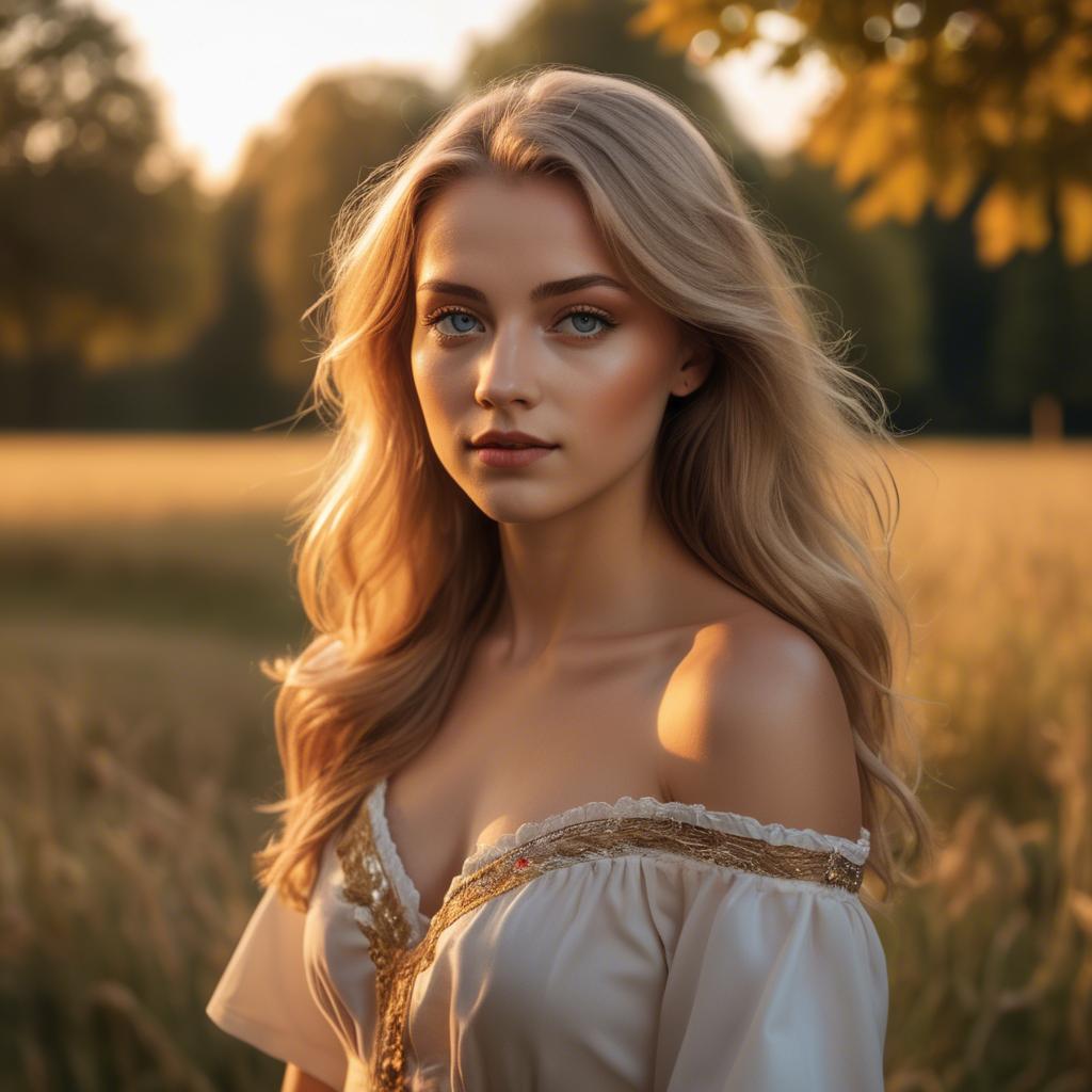A stunning image of german beauty in golden hour.