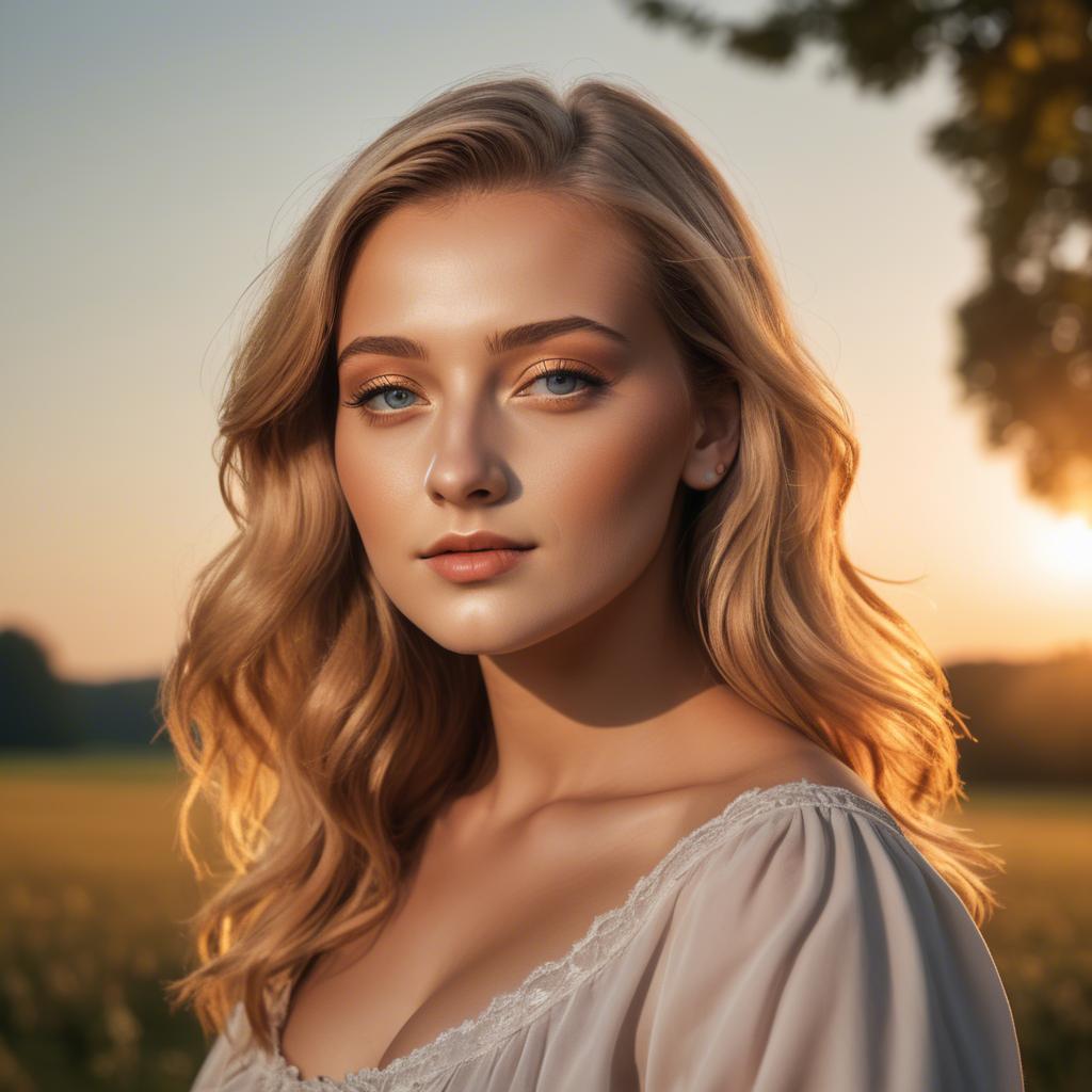 A stunning image of german beauty in golden hour.