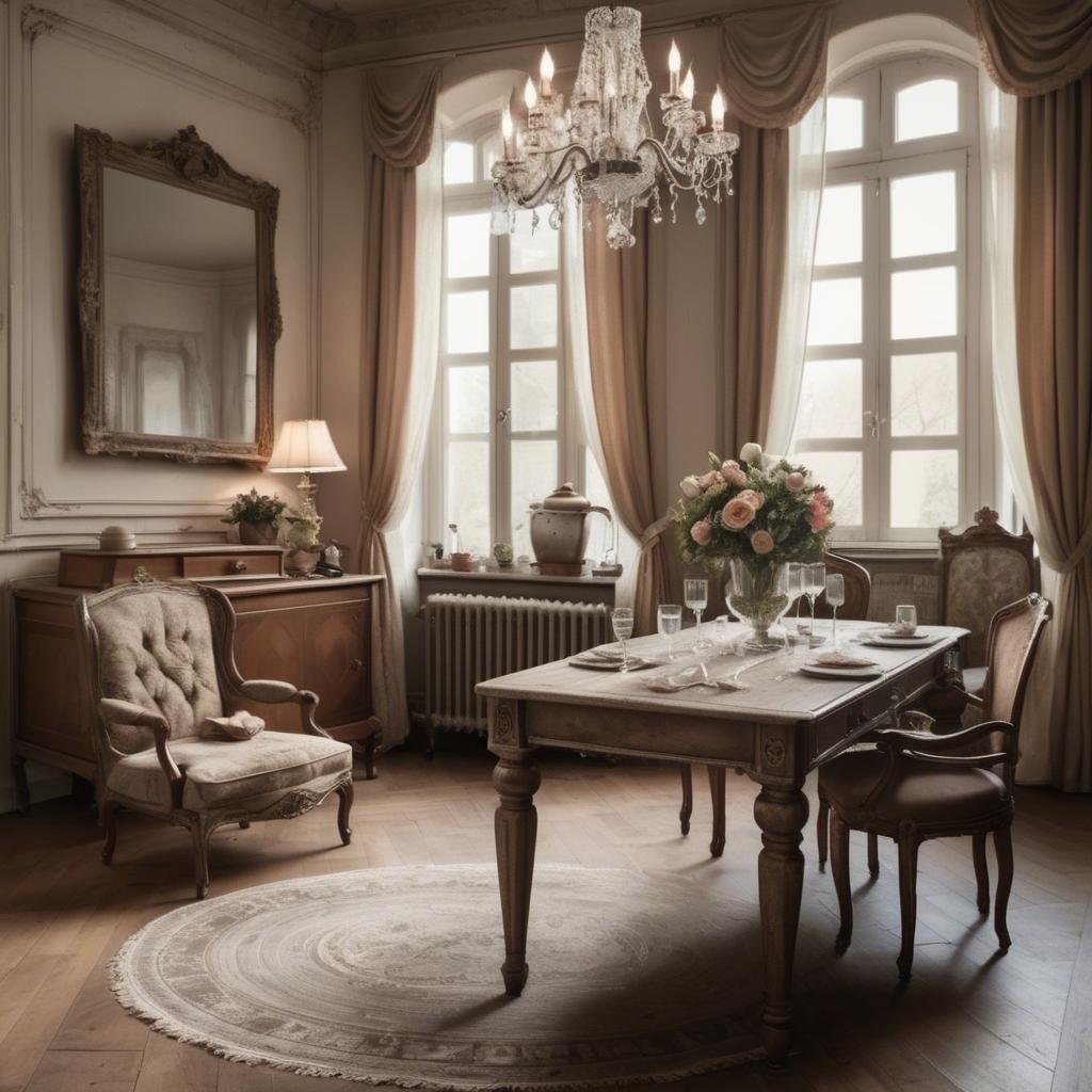 A stunning image of german elegance in vintage settings.