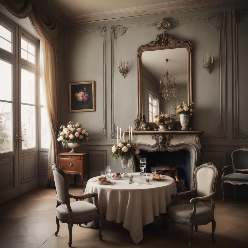 A stunning image of german elegance in vintage settings.