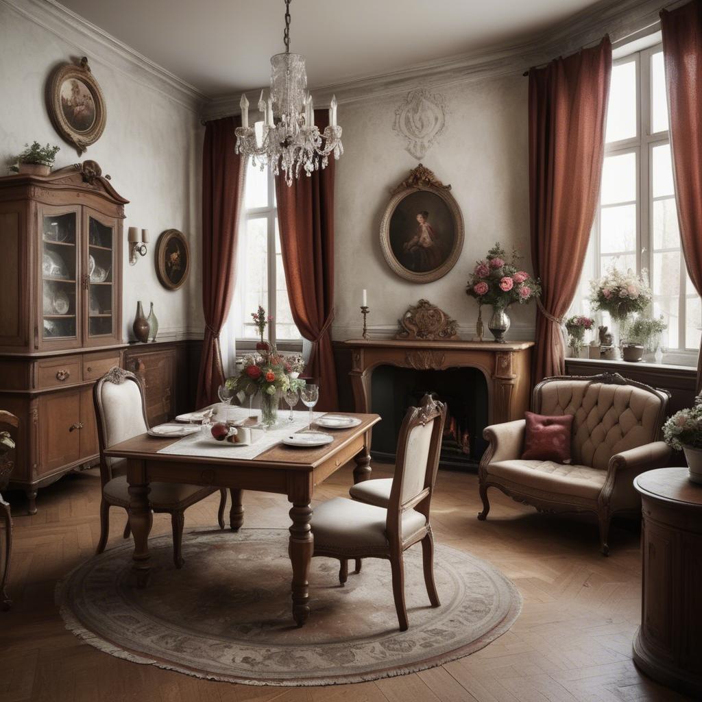 A stunning image of german elegance in vintage settings.