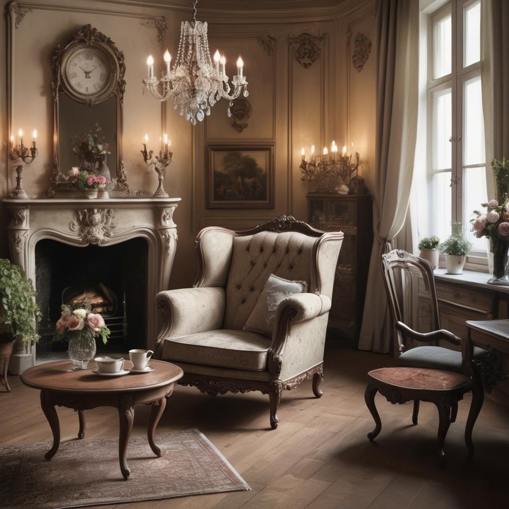 A stunning image of german elegance in vintage settings.