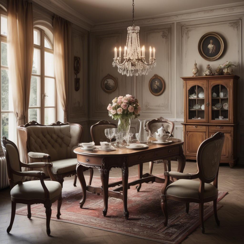 A stunning image of german elegance in vintage settings.