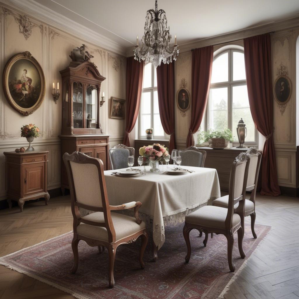 A stunning image of german elegance in vintage settings.