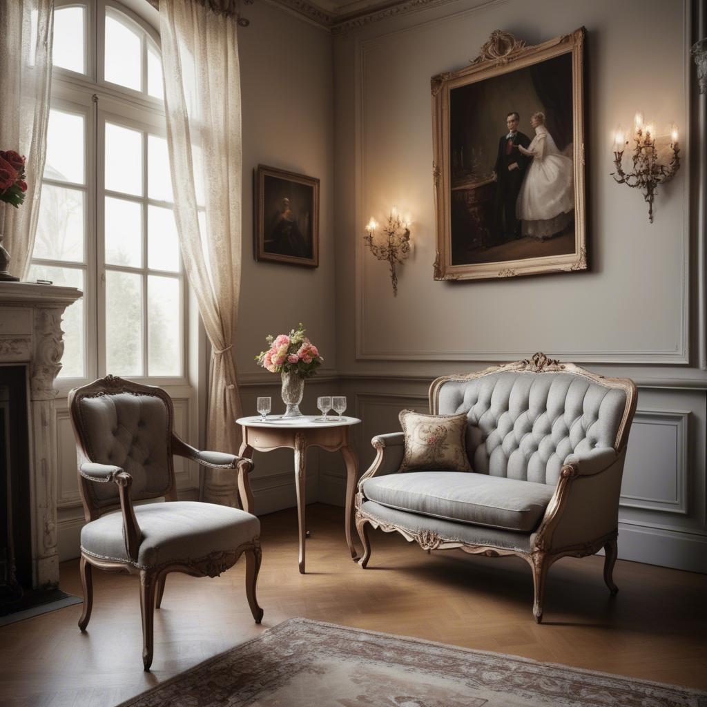 A stunning image of german elegance in vintage settings.