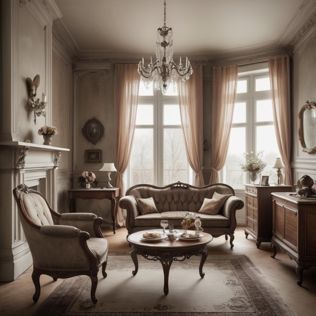 A stunning image of german elegance in vintage settings.