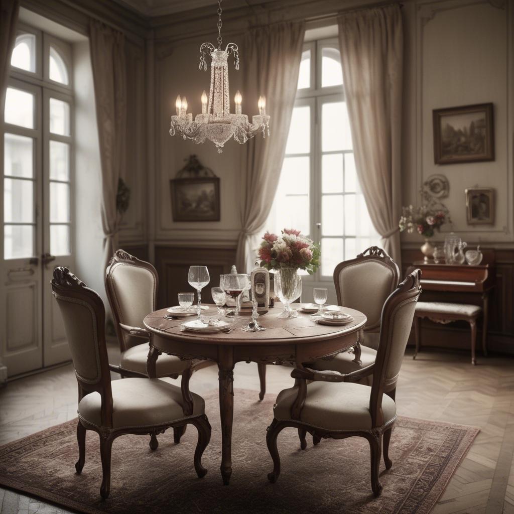 A stunning image of german elegance in vintage settings.