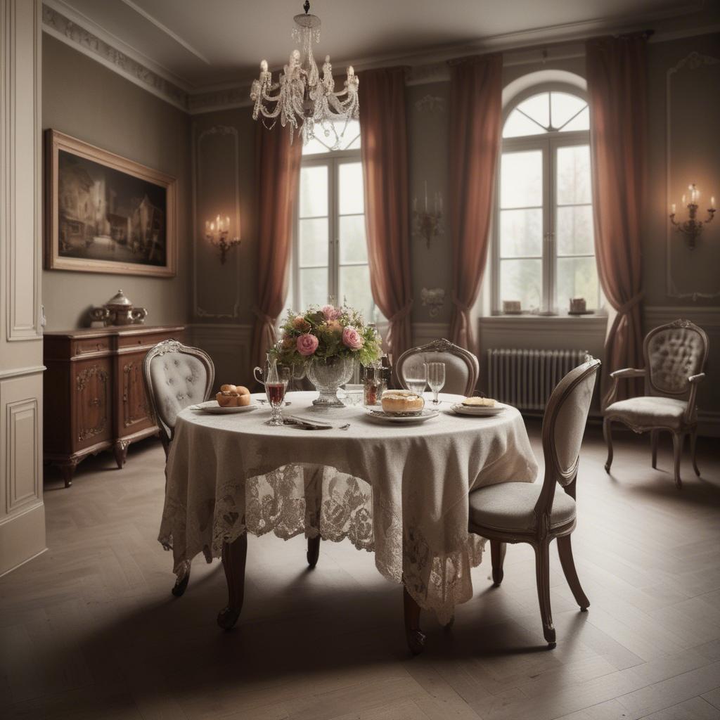 A stunning image of german elegance in vintage settings.