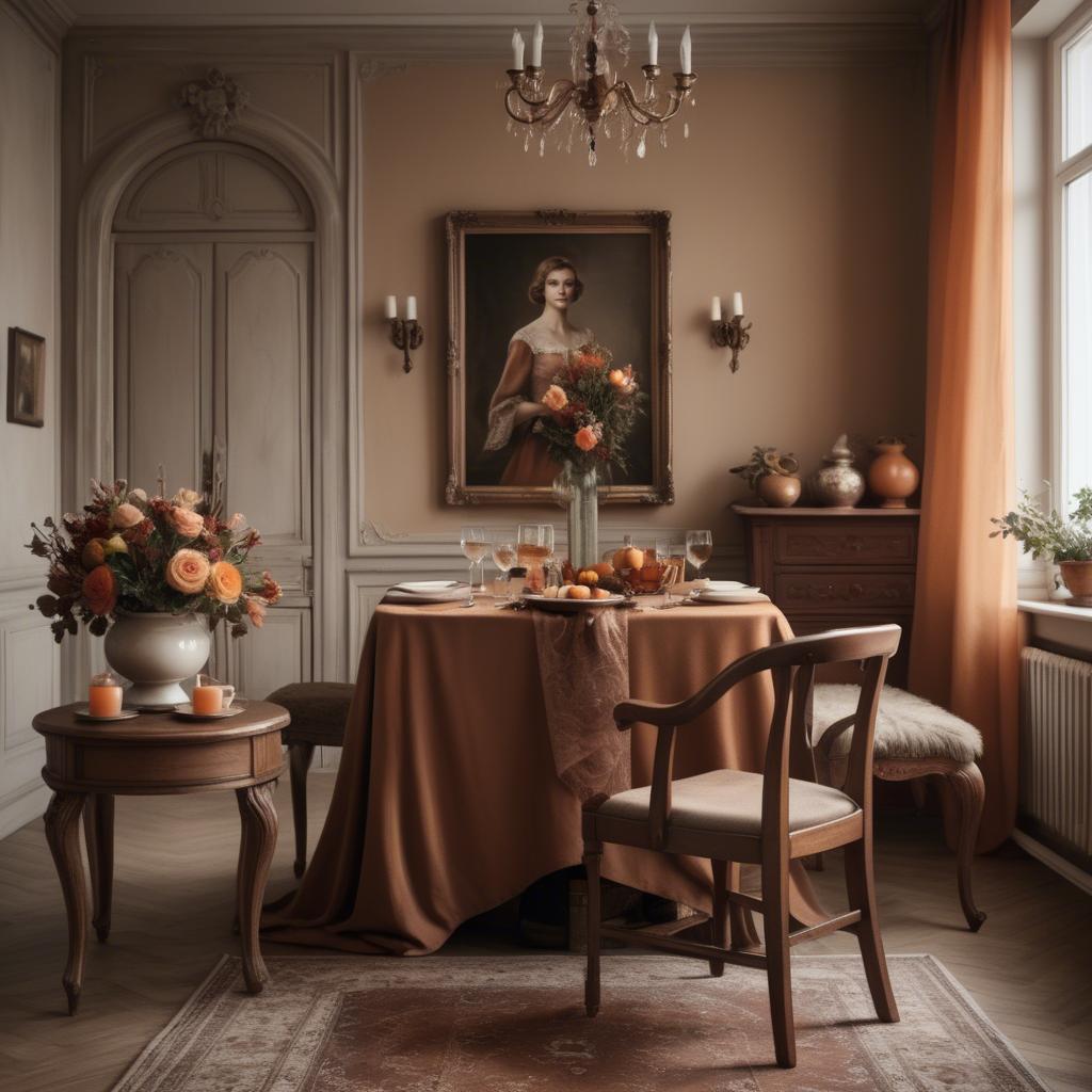 A stunning image of german elegance in warm vintage tones.