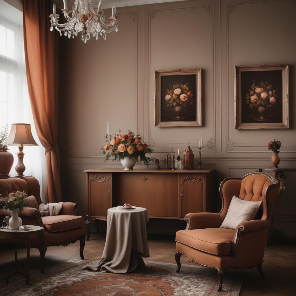 A stunning image of german elegance in warm vintage tones.