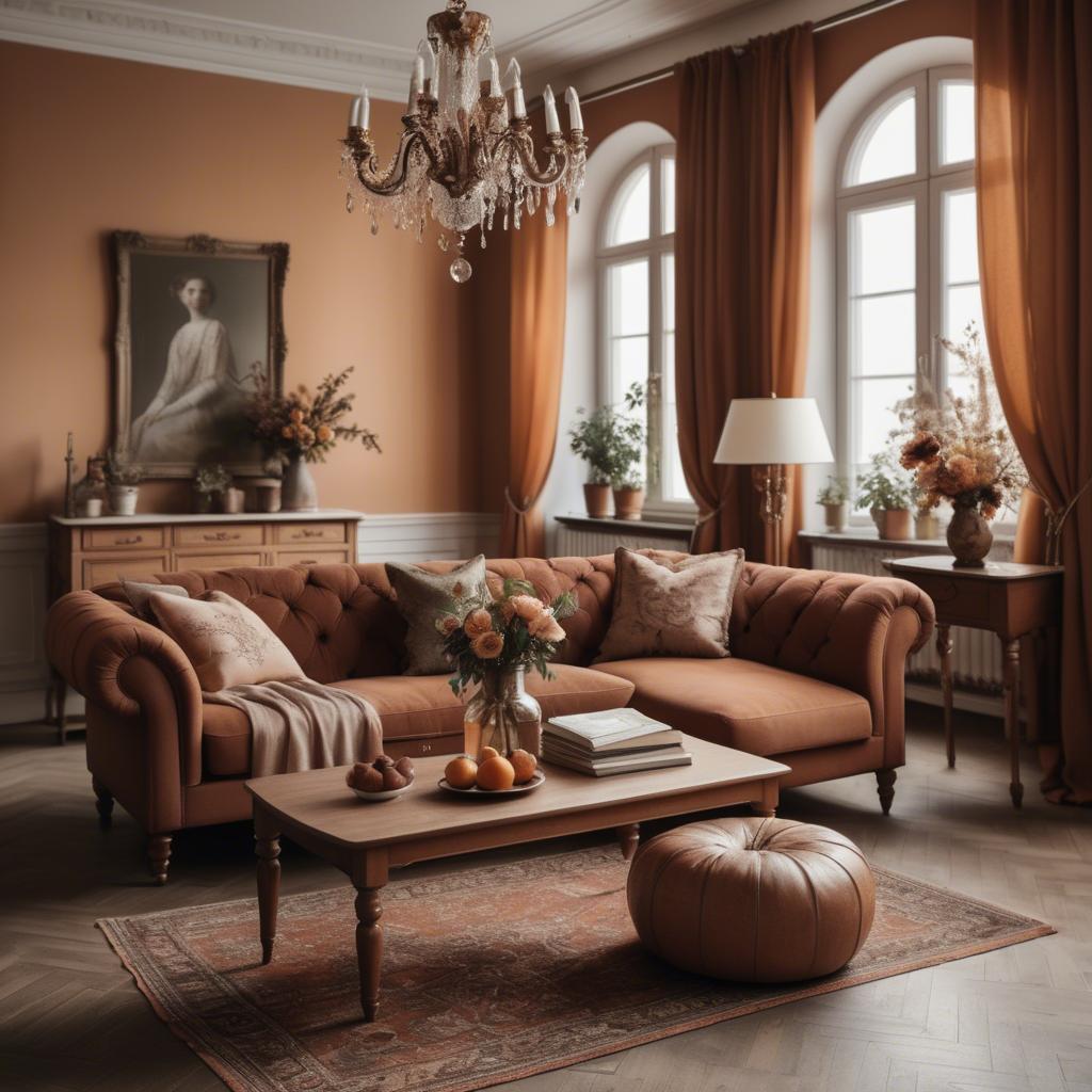 A stunning image of german elegance in warm vintage tones.