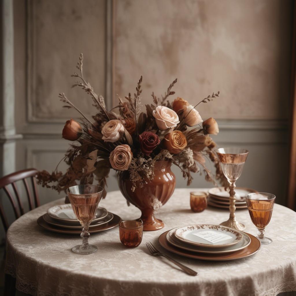 A stunning image of german elegance in warm vintage tones.