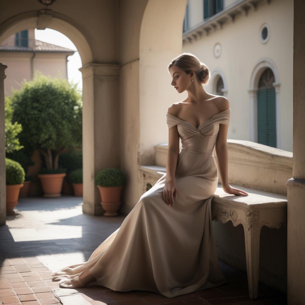 A stunning image of italian elegance in soft shadows.