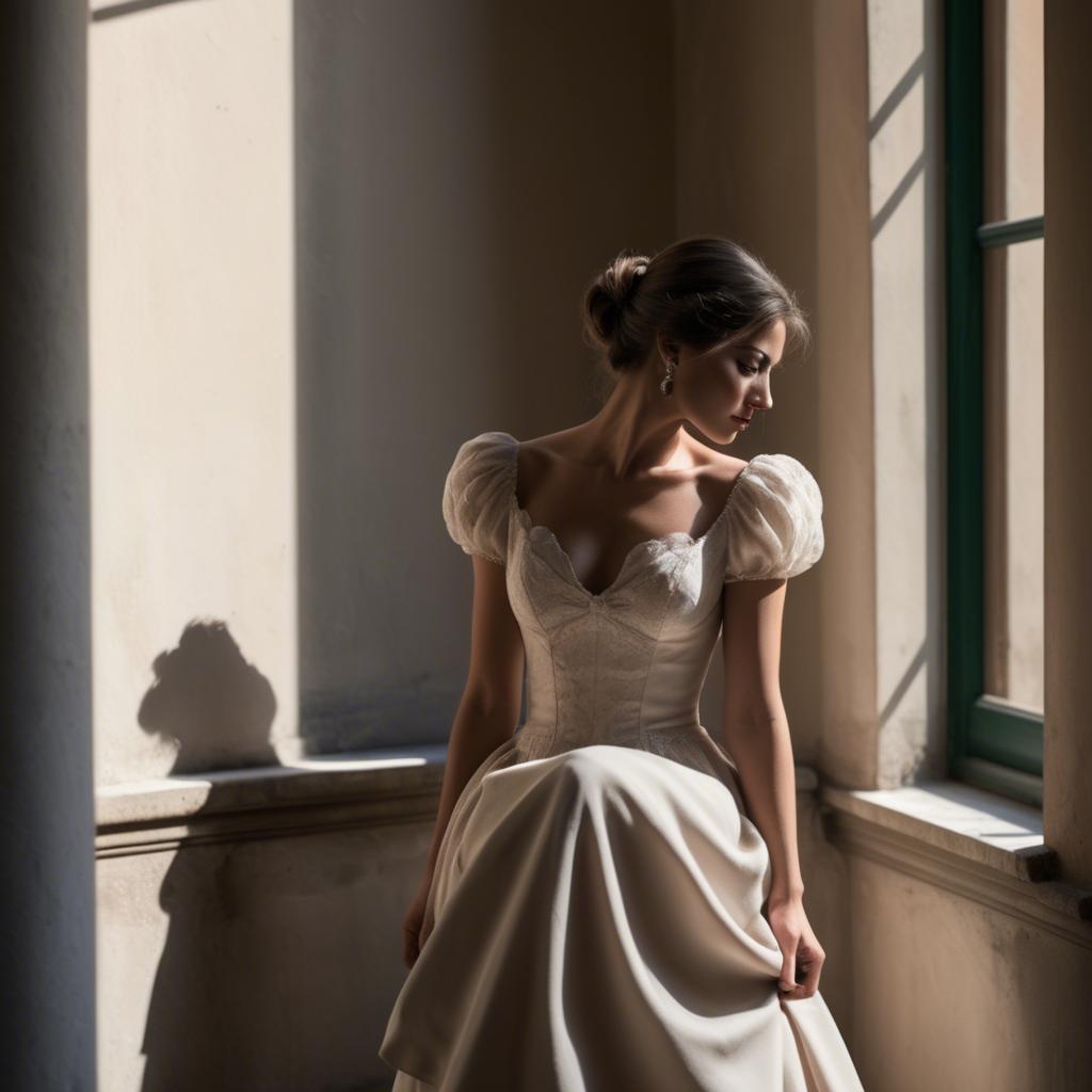 A stunning image of italian elegance in soft shadows.