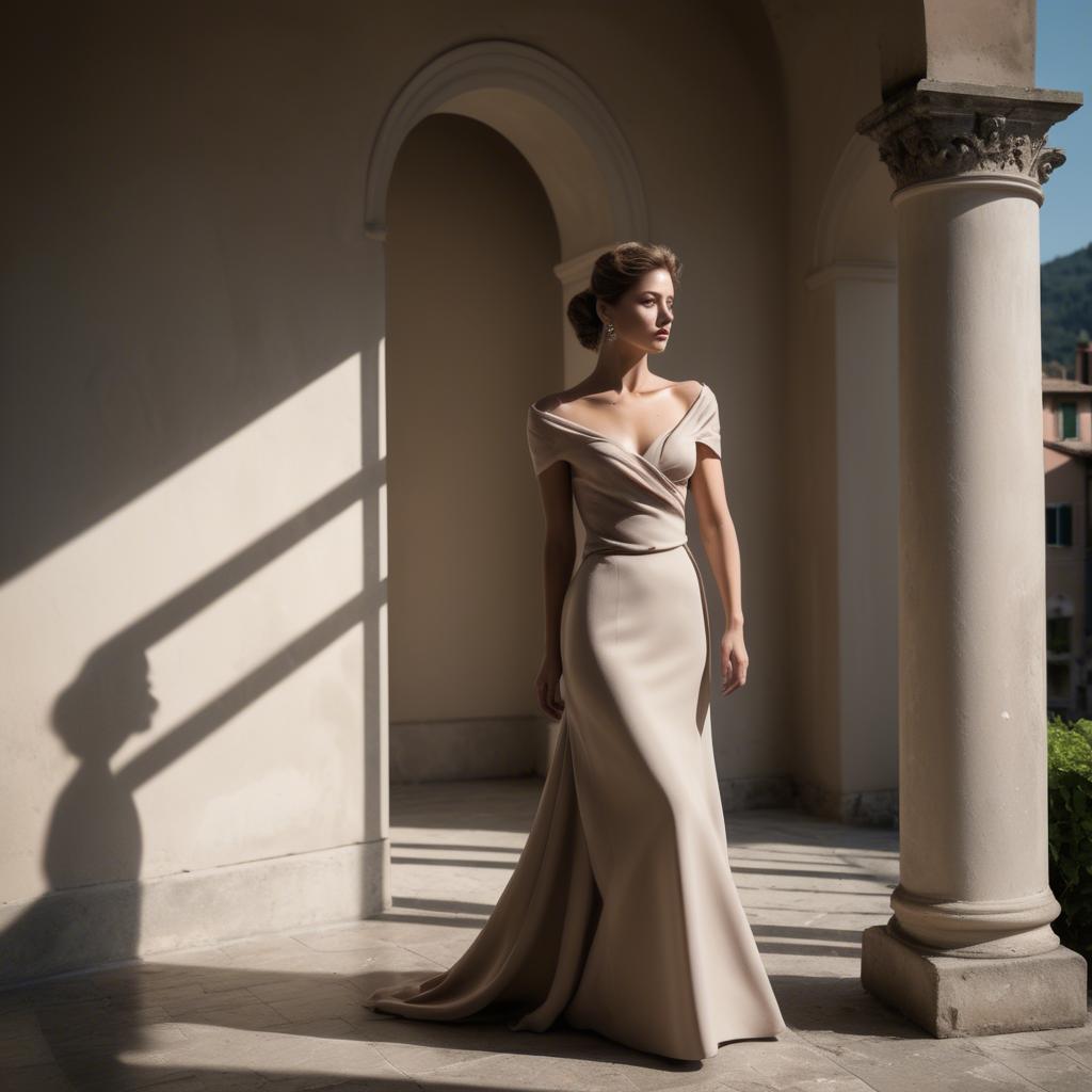 A stunning image of italian elegance in soft shadows.