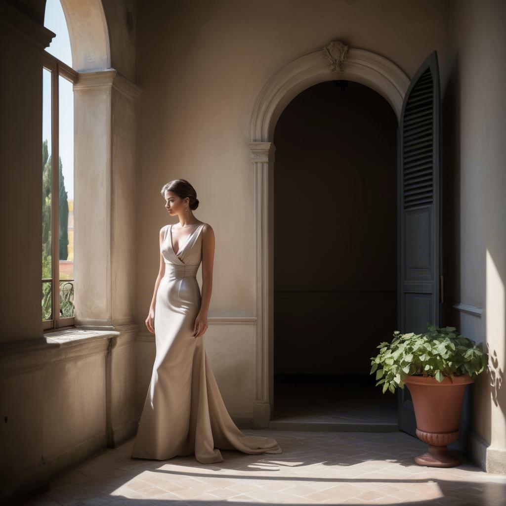 A stunning image of italian elegance in soft shadows.