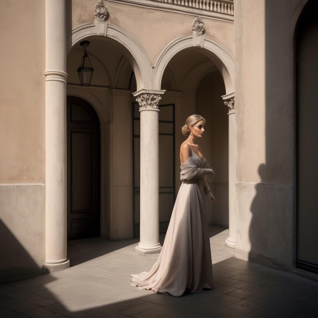 A stunning image of italian elegance in soft shadows.