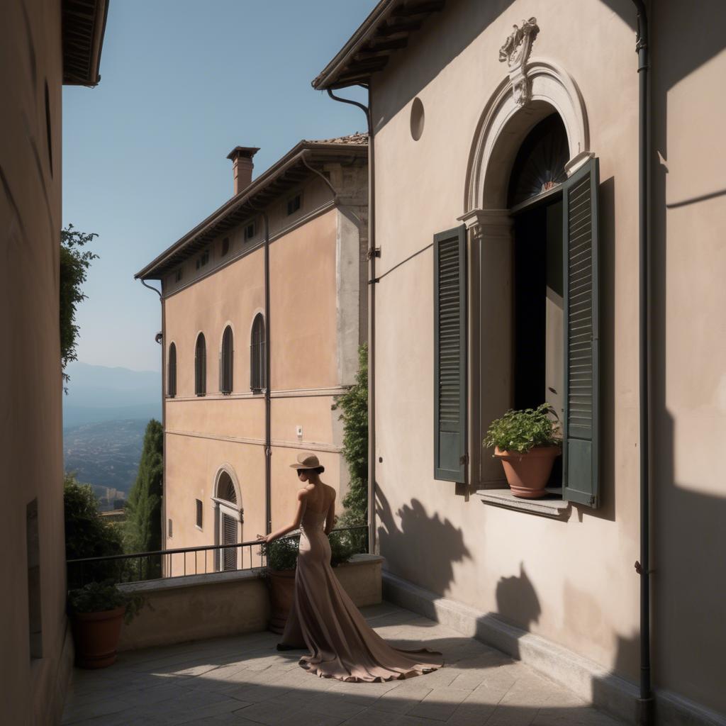 A stunning image of italian elegance in soft shadows.