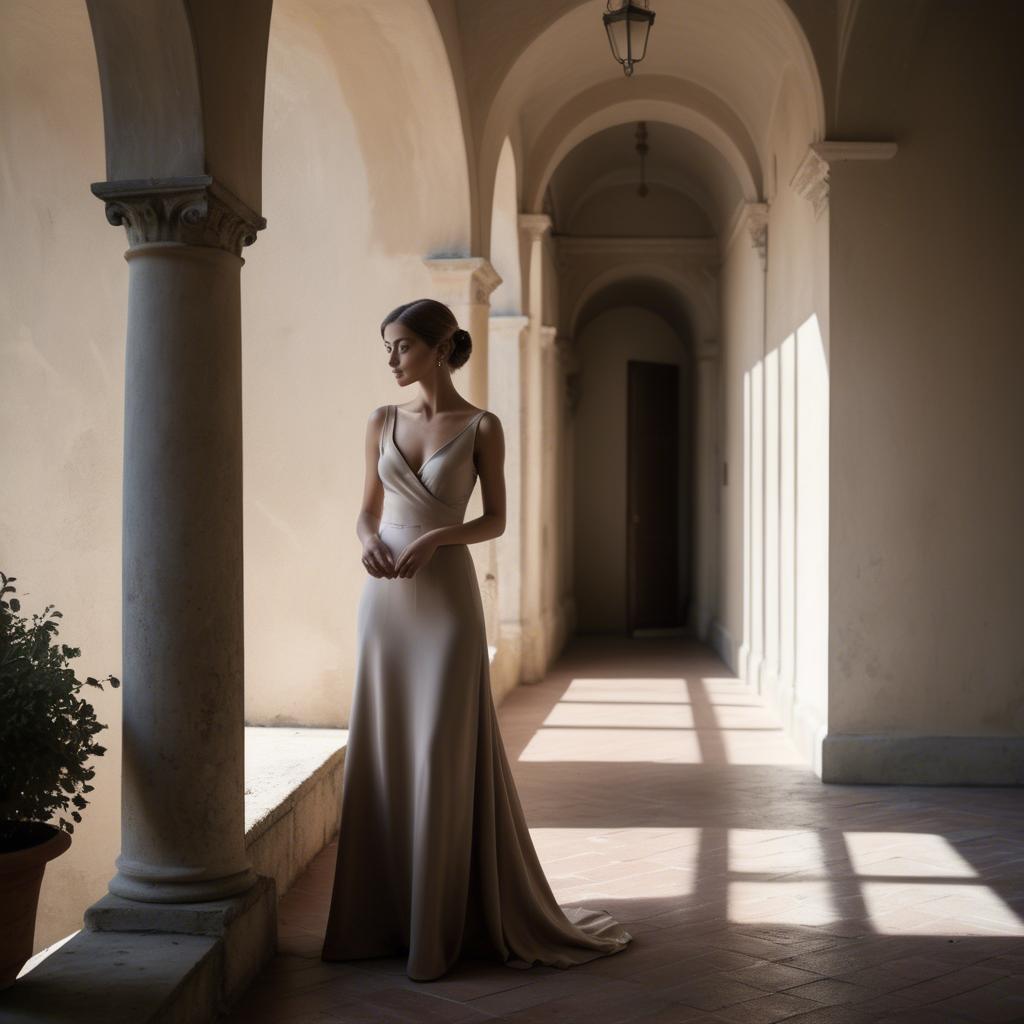 A stunning image of italian elegance in soft shadows.