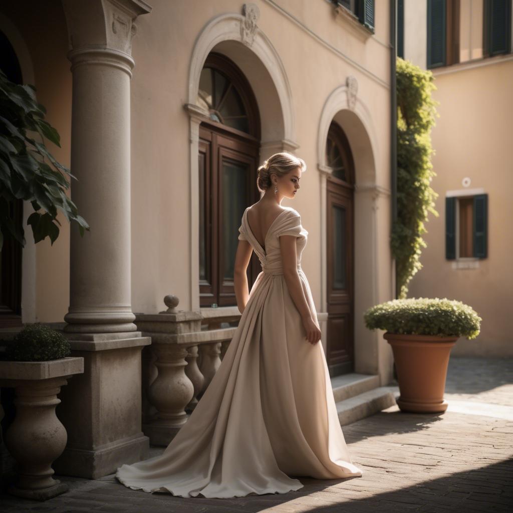 A stunning image of italian elegance in soft shadows.