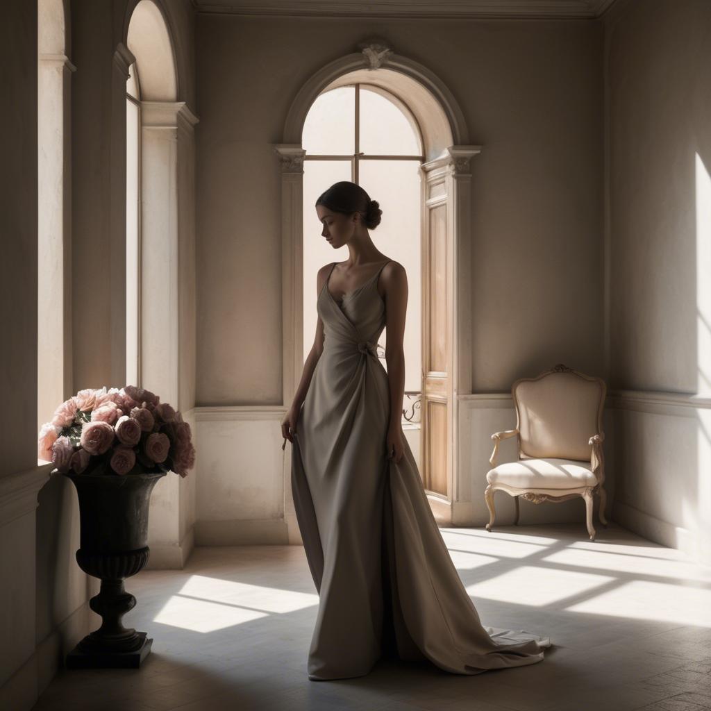 A stunning image of italian elegance in soft shadows.