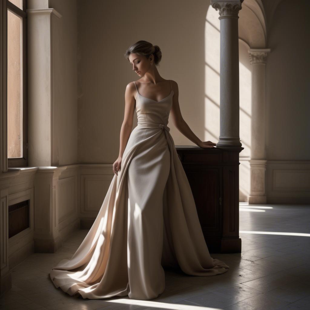 A stunning image of italian elegance in soft shadows.