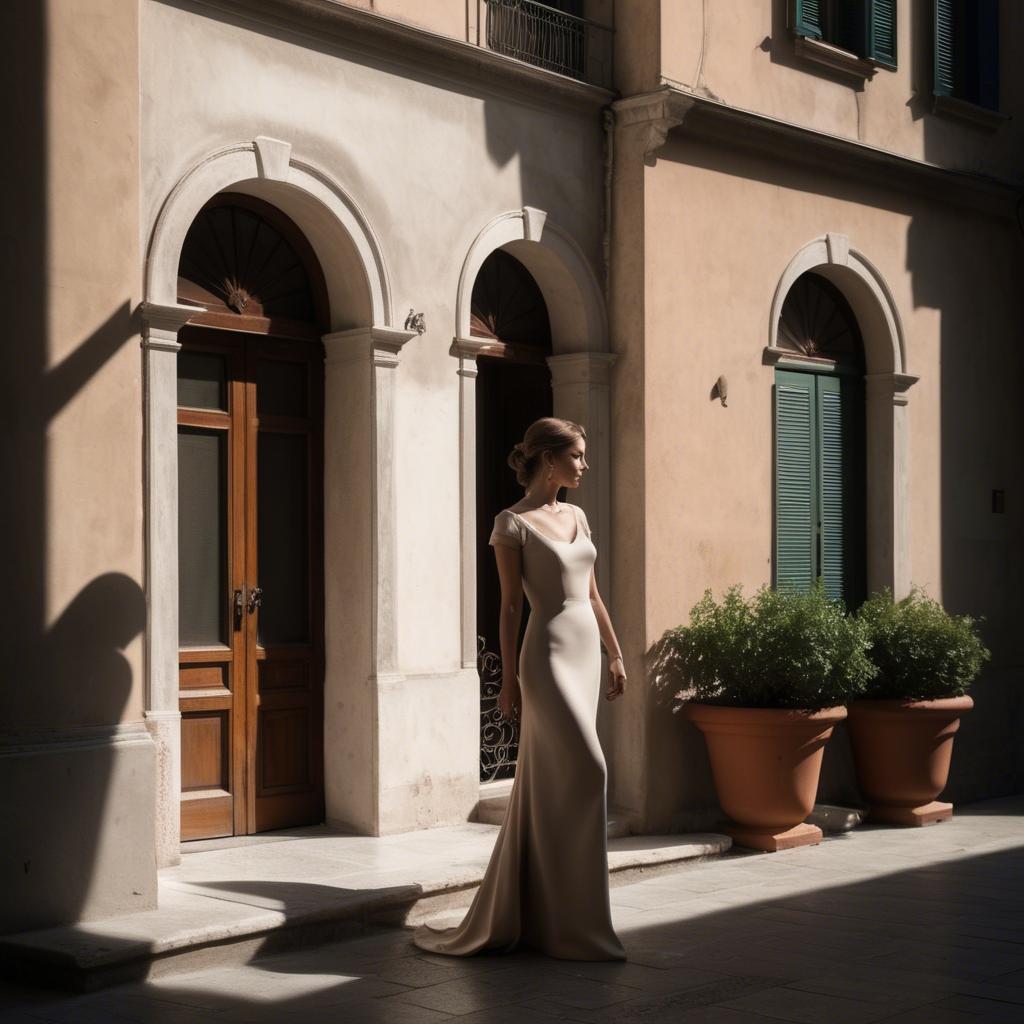 A stunning image of italian elegance in soft shadows.