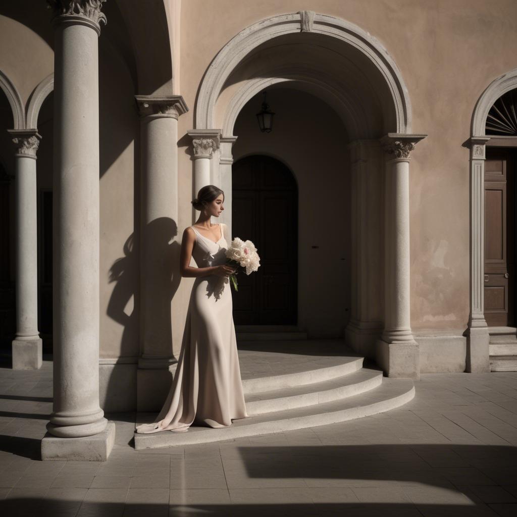 A stunning image of italian elegance in soft shadows.