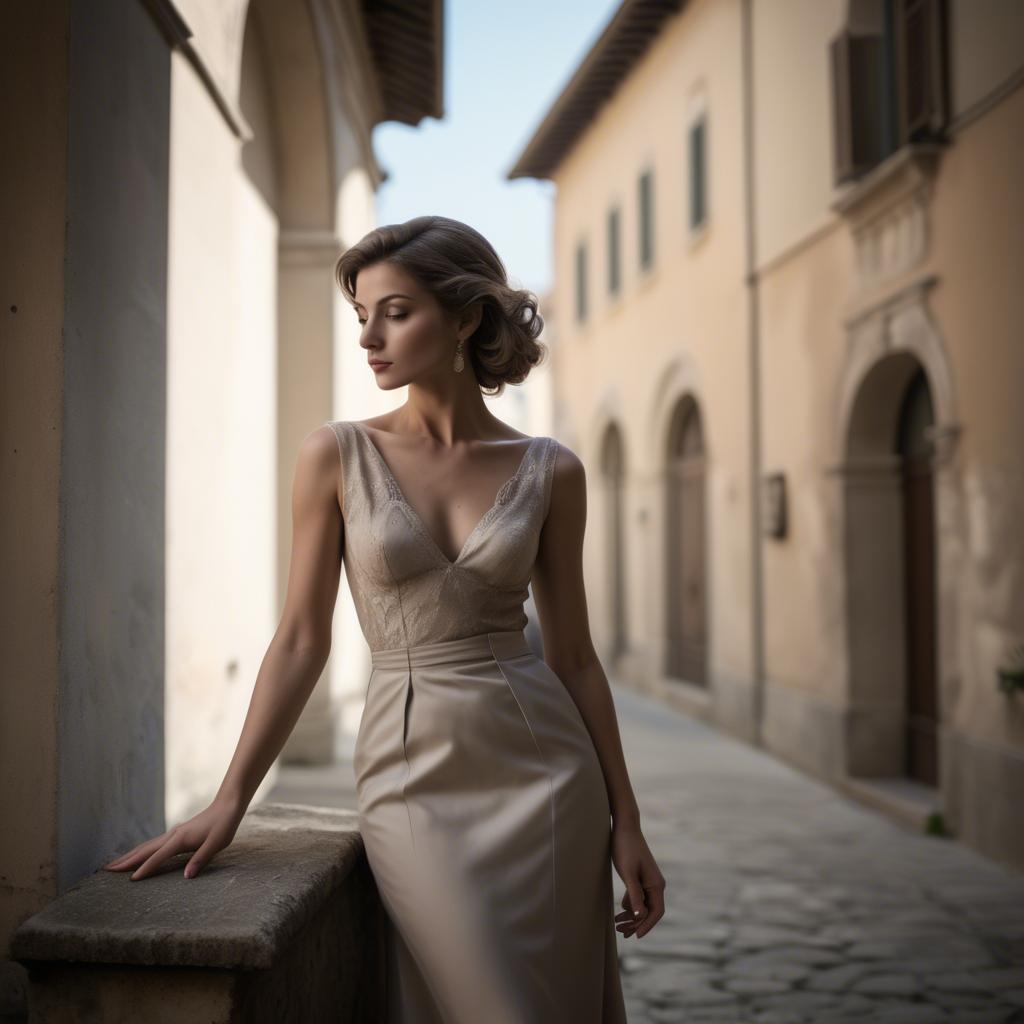 A stunning image of italian elegance in soft shadows.