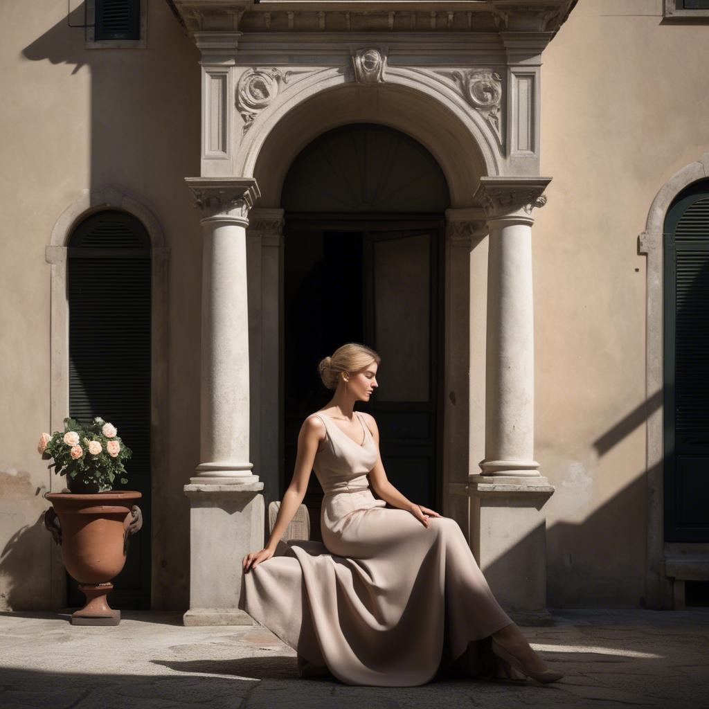 A stunning image of italian elegance in soft shadows.