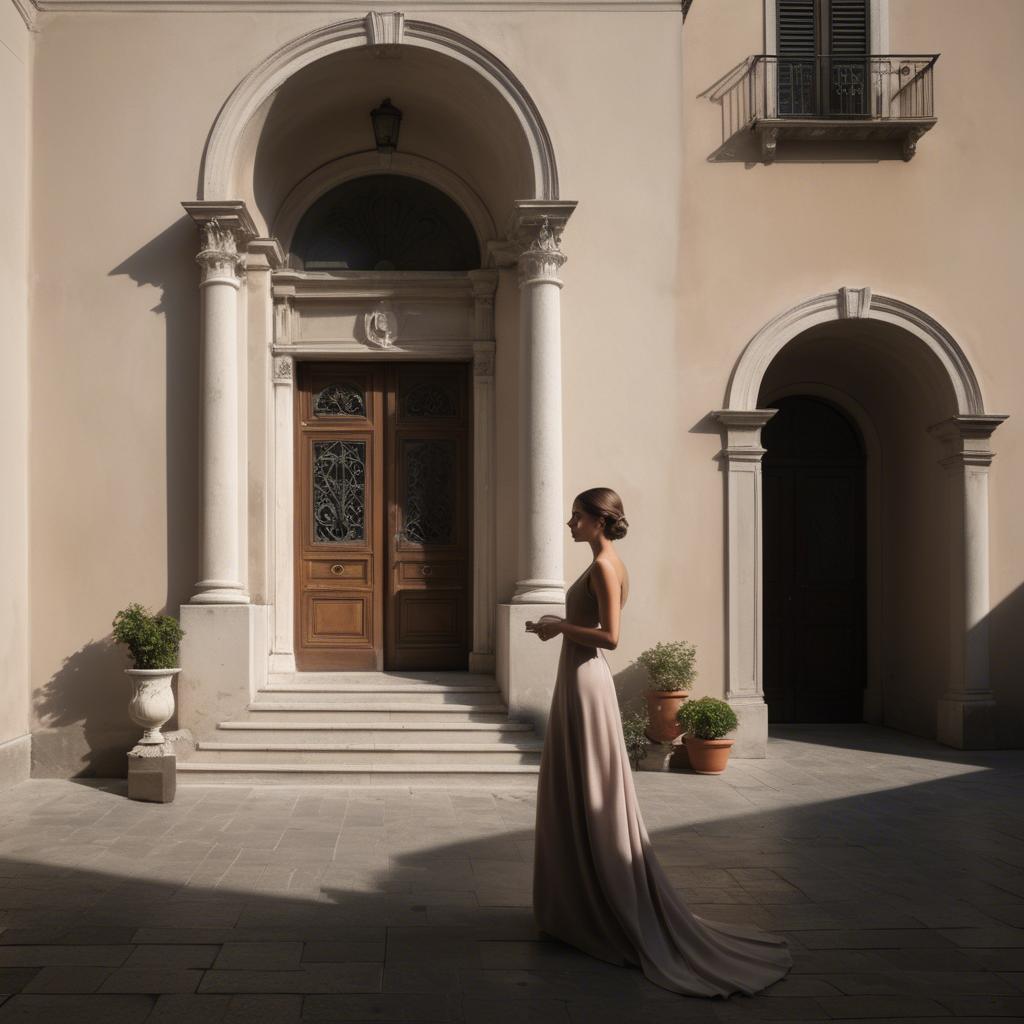 A stunning image of italian elegance in soft shadows.
