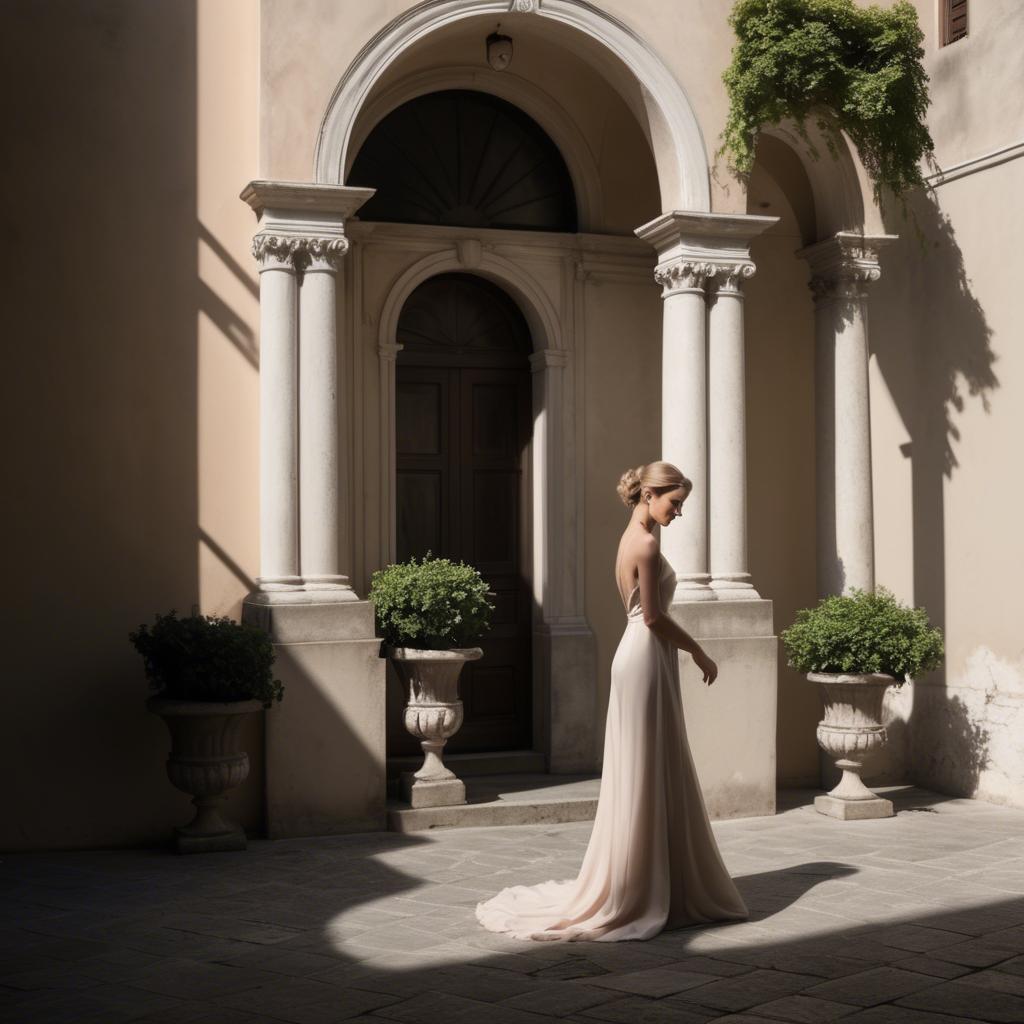 A stunning image of italian elegance in soft shadows.