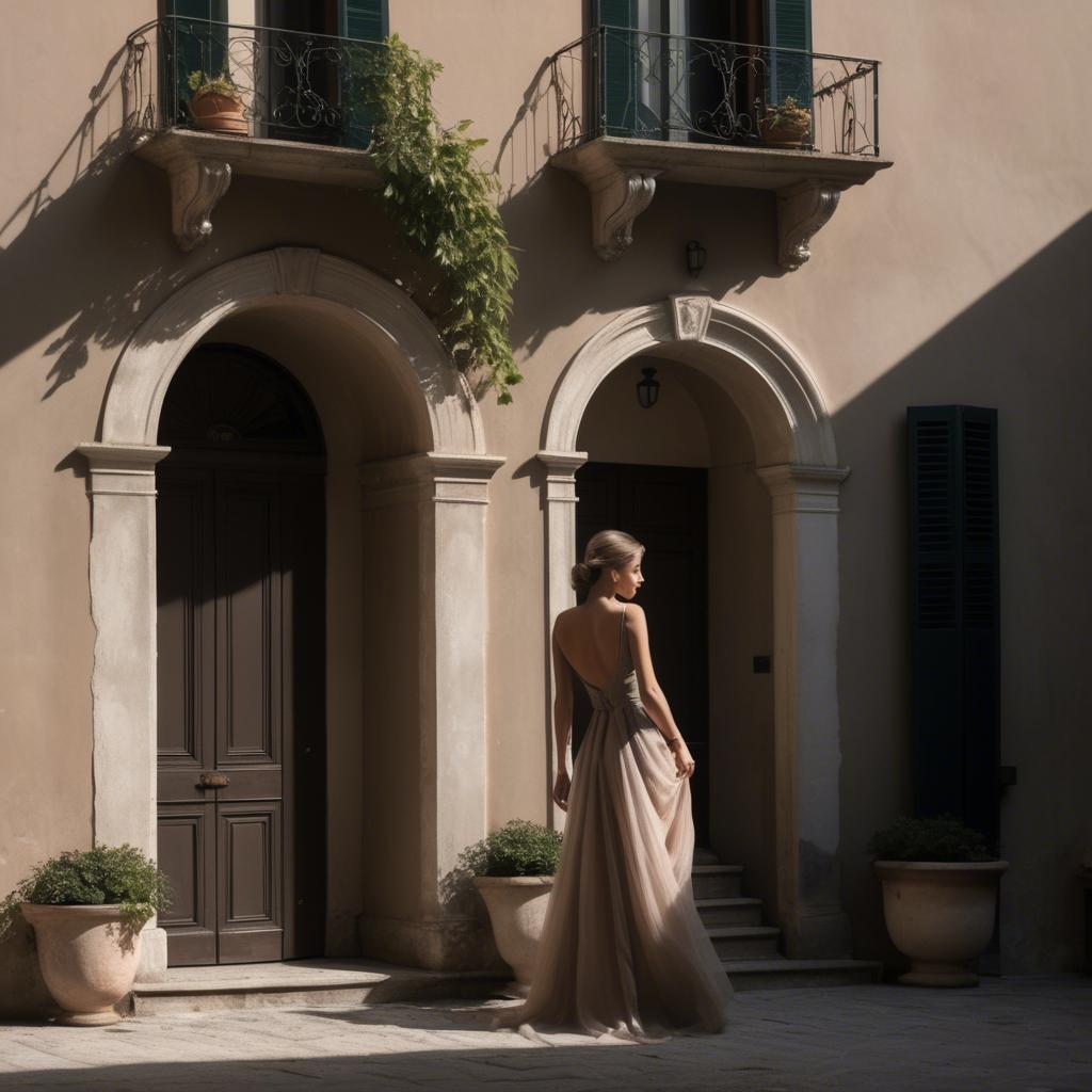 A stunning image of italian elegance in soft shadows.